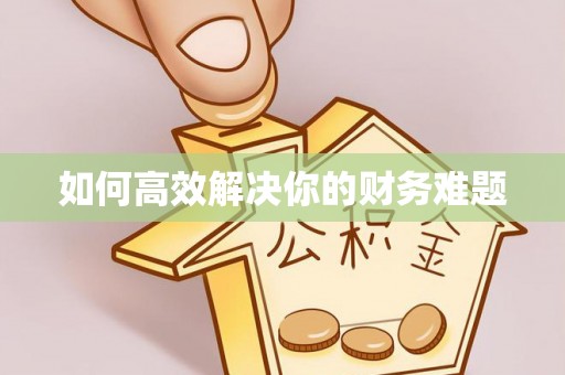 调兵山如何高效解决你的财务难题